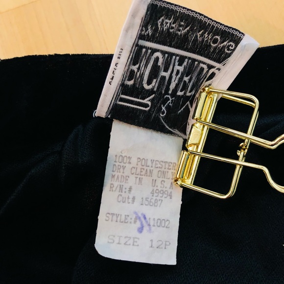 R&M Richards Velvet ‘gold’ hook closure long jacket 12P - Picture 16 of 16